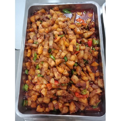 土豆丁紅燒肉