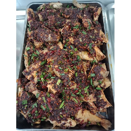 豆豉油淋海魚